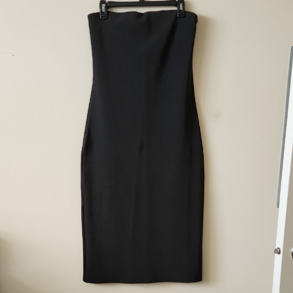 NWT - Aerie Black Strapless Dress - L